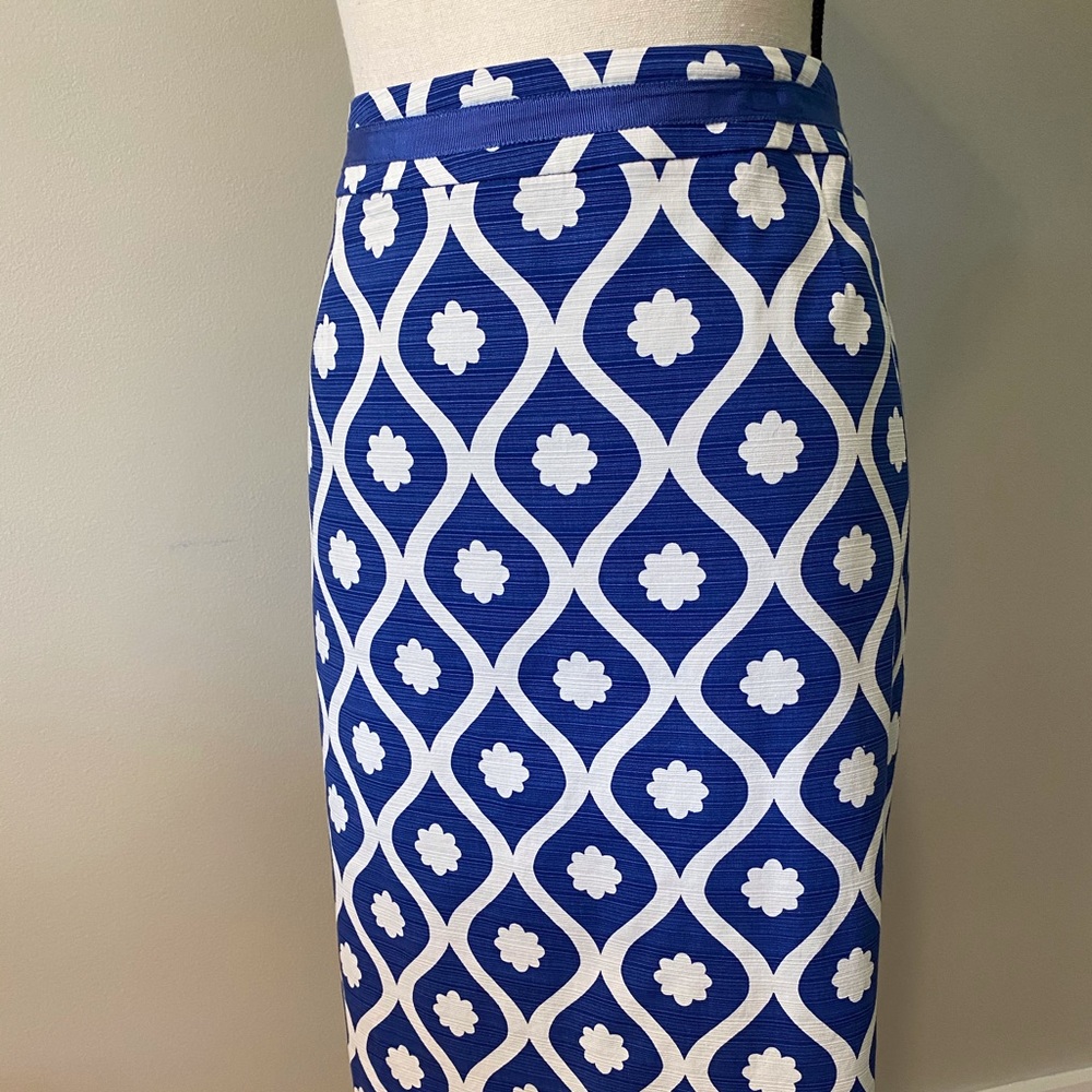 Boden Geometric Pencil Skirt - NWOT